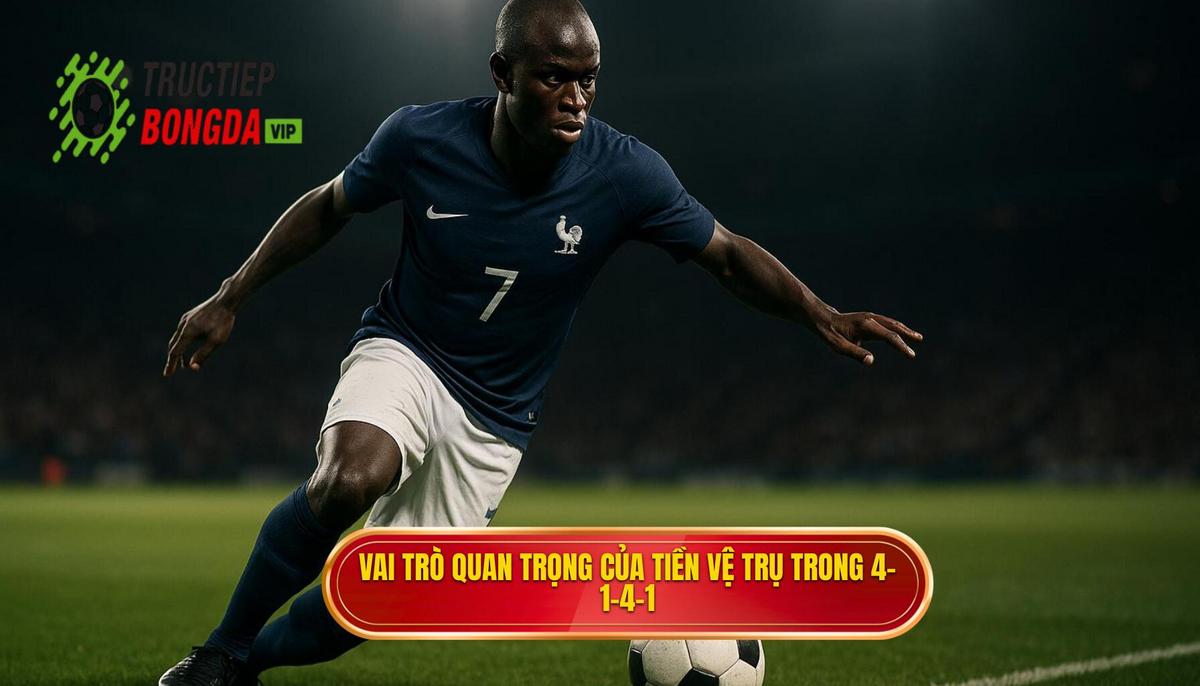 Vai trò then chốt của Tiền vệ trụ (Số 6) trong 4-1-4-1
