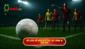 Kèo cược đội nhận quả phạt góc trong 10 phút đầu