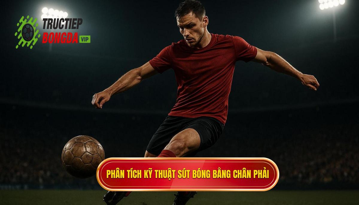 Phân Tích Chuyên Sâu Các Yếu Tố Cấu Thành Kỹ thuật Sút Bóng Bằng Lòng Bàn Chân Phải